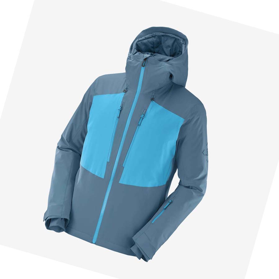 Salomon HIGHLAND INSULATED Erkek Ceket Mavi | TR 3297LIS